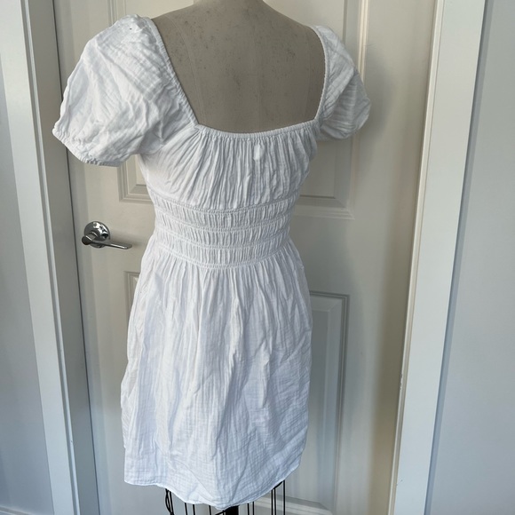 White Mini Summer Dress - Picture 3 of 5